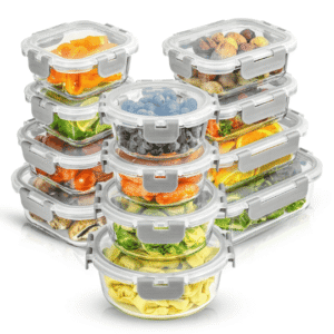 🔥Last-Day-Aktion 🔥-24-teiliges Superior Glass Food Storage Set